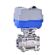  Stainless Steel Adjustable 4-20mA Internal Thread Bidirectional Electric Ball Valve Hydraulic Solenoid Valve