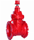  4′′ DN100 FM UL Approved Fire Protection 300psi Nrs Gate Valve with Mechanical Joint End Piv