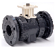  High Quality Plastic Flange Ball Valve PVC Double Union Electric & Pneumatic Control Wafer Ball Valve UPVC True Union Non Actuator Flanged Ball Valve