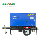  80kw/100kVA Electric Diesel Power Mobile Trailer Generator with Perkins Engine 1104c-44tag2