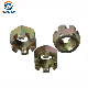  ANSI Asme DIN935 Color Zinc Hex Slotted Castle Nuts