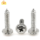  Stainless Steel 304 M3 5mm Phillips Pan Wafer Head Self Tapping Screws for Plastic