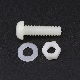  Customize High Quality Plastic Hex Bolt with Partial Thread Custom Fasteners