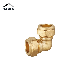 High Quality Brass Compression Equal Elbow Fitting Wras Certificate for Copper Pipe