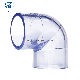 UPVC Clear 90 Degree Elbow for Water Treatment with High Quality