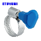  Plastic Butterfly Handle Key Adjustable Hose Clamp