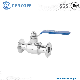 Stainless Steel Hygienic Two Way Sanitary Manual Clamped Thread Ball Valve