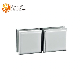 Stainless Steel Shower Hinge 180 Degree Double Partition Brace Clamp