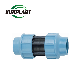 Irriplast Factory Manufacture High Quality HDPE Plastic Pipe Fitting Pn16 Coupling