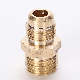 Forged Thread Connecting 1/2-Inch X 1/2-Inch NPT Male Pipe, Hex Nipple Straight Connector Pipe Fitting Brass Nipple Fittings manufacturer