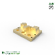 CNC Machining Milling Turning Aluminum Brass Copper Parts with Gold Plating