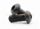  ISO7380 Grade 12.9 High Tensile Alloy Steel Black Oxide Hex Socket Button Head Cap Screw for Machinery
