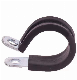  20mm Bandwidth P Clips Rubber Lined Hose Pipe Clamps