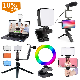  USB Photographic Studio Video Lighting Kit LED Ring Light with Tripod Stand