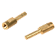 White Goods Part Brass Cuzn37 Brass Internal Thread Pin Nut