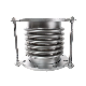 SS304 Round Metal Expansion Joint Flange Connection Corrugated Bellows Compensator