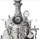 Sanitary Grade Stainless Steel Sterile Pressure Vacuum Dairy Vertical Blender with Agitator