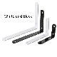  Hot Selling DIY L Shape Steel Bracket Powder Coated Black Color for Wall Support