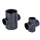 All Size Available PP Compression Reducing Cross Pipe Sanitary Plumbing Fitting
