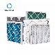 Customized Merv 6 Merv 8 Merv 11 Merv 13 Cardboard Frame Pleated Panel AC Furnace HVAC Air Filter