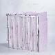  Pink Color Medium Efficiency Pocket Filter for Secondary Filtration