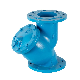  DIN High Quality DN50 to DN600 2′′ to 24′′ Cast Ductile Iron Stainless Steel Carbon Steel Wcb CF8 CF8m SS304 SS316 Pn16 Flanged End Y Type Strainer Filter Valve