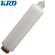 Krd Supplier 10 Inch 5 Micron PP Code 7 Pleated Polypropylene Cartridge