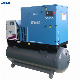 5HP-30HP Industrial Stationary AC Power Belt Driven Air Cooled Germany Ghh Rand Air End Compact Combined Oil Screw Air Compressor with Tank Air Dryer and Filter