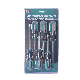 Power Action 6PCS Cr-V Magnetic Destornillador Combination Screwdriver Hand Tool Set