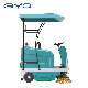  48V52ah Optional for Lithium Battery Antique Floor Sweeper with Front LED Lights