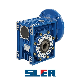 Worm Gearbox with Single or Double Output Shaft Aluminium Housing