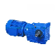  High Quality and Efficient Gearbox Reductor Gear Box 90 Degree Shaft Gear Reducer Gearbox K Helical Bevel Gear Motor