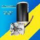  12V Self-Locking Worm Gear Motor Speed Reducer with Ratio 28: 1