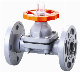  Cast Steel Duplex Strainer Butterfly Valve Gear Box