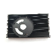 Mwon OEM Extruded Aluminum Alloy Heat Sink by CNC Machining & Anodizing Black for Electronic Equipment
