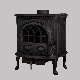  CE European American Free Standing Indoor Outdoor Cast Iron Wood Pellet Burning Fireplace Wood Stove Oven Burner