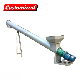 OEM Custom Stainless Steel Tube Flexible Spiral Screw Auger Conveyor with Hopper manufacturer