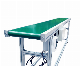 Cartons Transport Straight Run Green PVC Belt Conveyor with ISO& CE &FDA Certificate