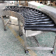 90 Degree Turning Stainless Steel Roller Conveyor for Logistics Line