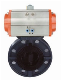  Pneumatic Plastic Butterfly Valve for Water Treatment System