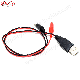  USB to Crocodile Test Clip 60cm