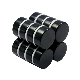Epoxy Coating Waterproof Black Bonded Magnets Plastic Coated for Industry manufacturer