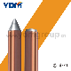1/2 5/8 3/4 Solid Copper Bonded Earth Rod for Earthing System Material manufacturer
