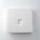 Network Facepalte Single Port 86 Size Wall Plate