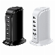  Black or White USB Charger Desktop Charging Station