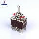 Stainless Steel Dpdt 2m Series Industrial Remote Control Small Size Sub-Miniature Toggle Switch