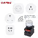 Onpow93 Self-Generating Intelligent Remote Control Pushbutton Switch 22mm with Socket