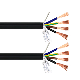 High Quality Multi Core Shielded Cable UL2464 PVC Insulated Aluminum Shielded 4 Core 5 Core Alarm Control Cable