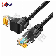 UTP Cat5e CAT6 Patch Cable with Angle, UTP Cat5e CAT6 Patch Cord with Left Right Down up Angle,