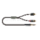 RCA Audio Cable 2RCA Jack to 6.35mm Stereo Plug (FYC17)